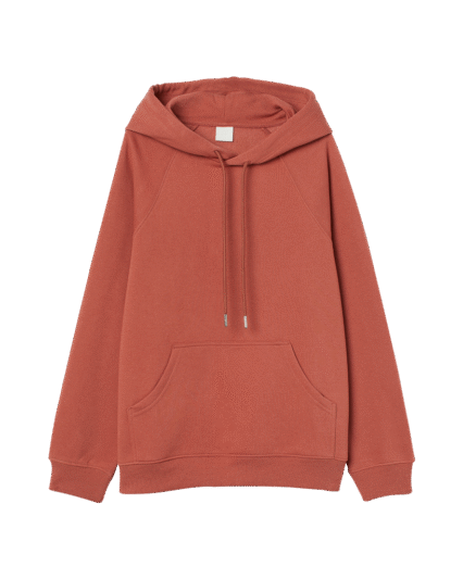 Orange Oversized Hoodie
